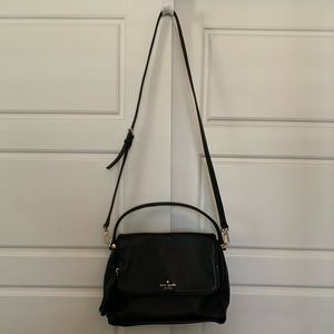 Kate Spade medium Black Leather Crossbody